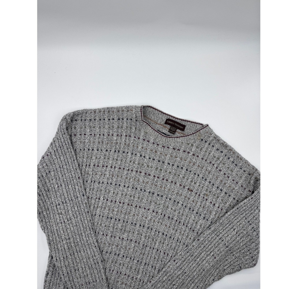 Vintage Chunky‎ Grandpacore Gray Sweater